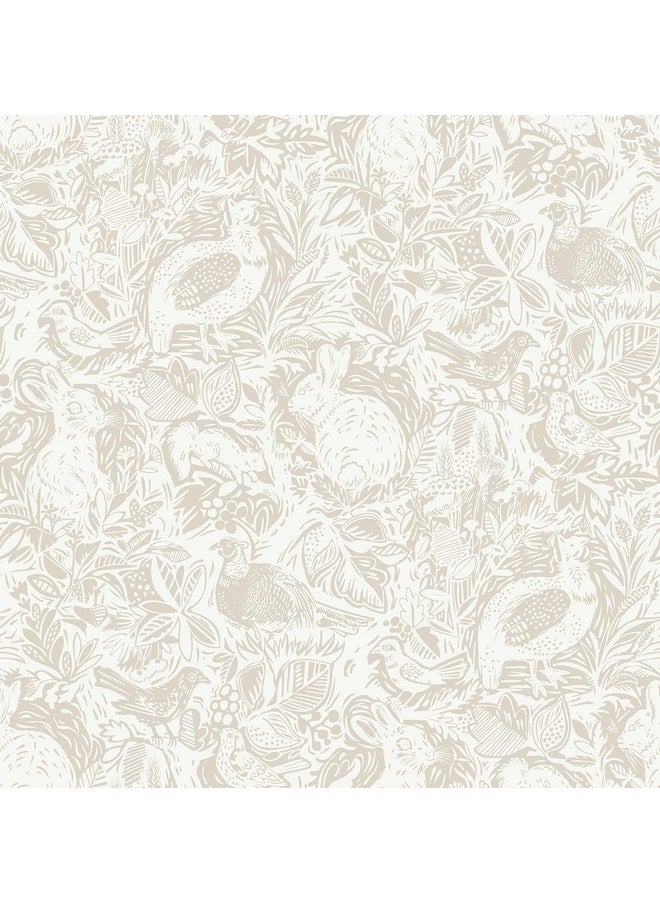 NuWallpaper Cream Terrene Peel & Stick Wallpaper  - Image 1