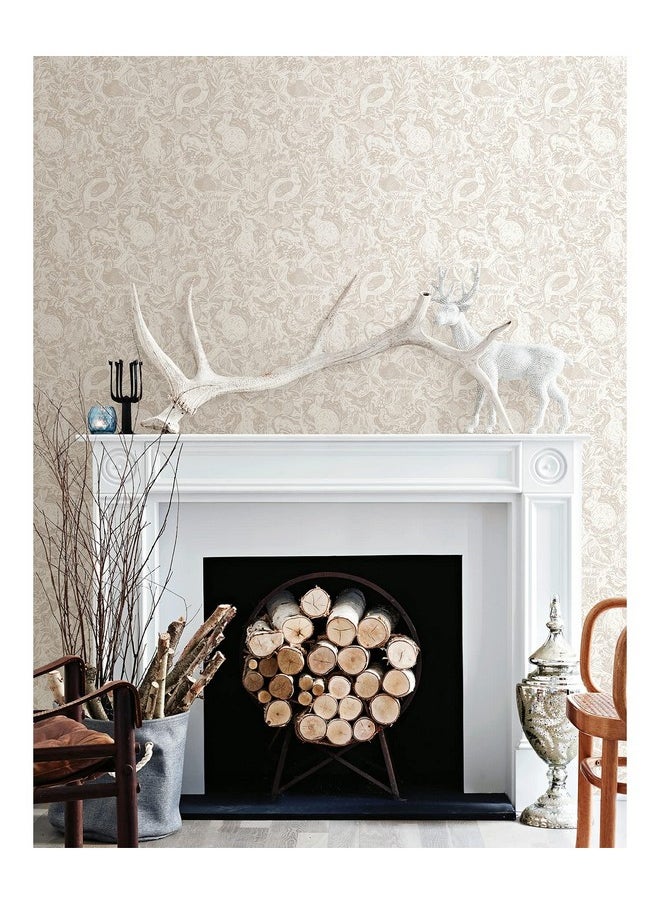 NuWallpaper Cream Terrene Peel & Stick Wallpaper  - Image 3