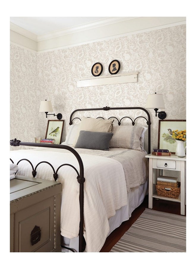 NuWallpaper Cream Terrene Peel & Stick Wallpaper  - Image 2