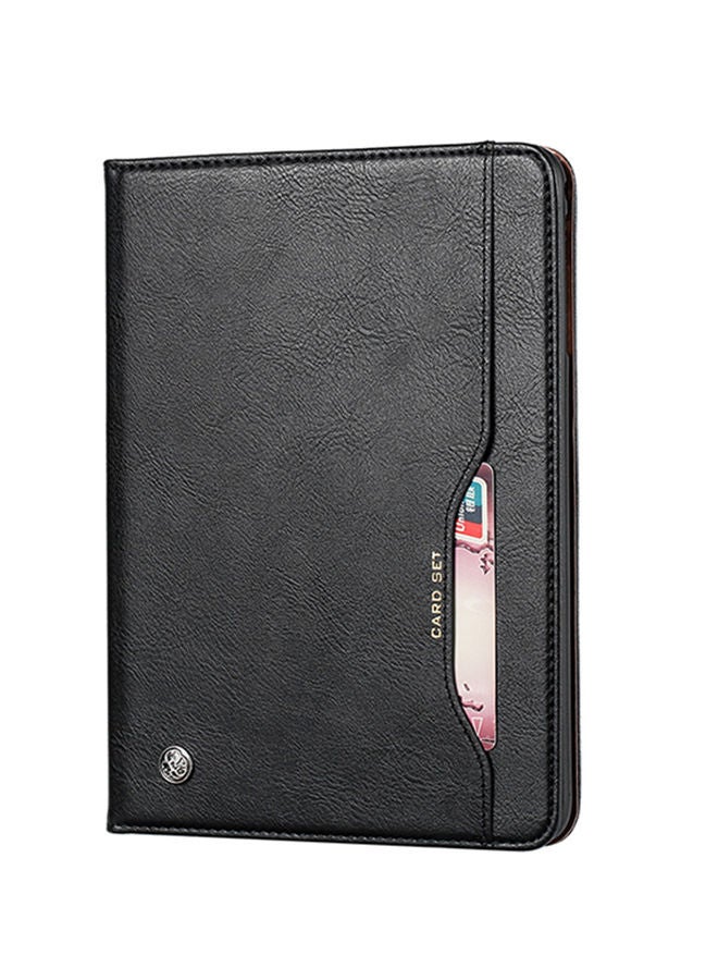 NIBEMINENT Knead Skin Texture Horizontal Flip Leather Cover For Apple iPadMini Black  - Image 1