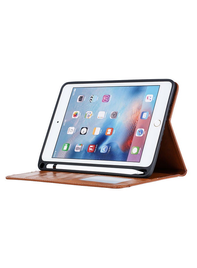 NIBEMINENT Knead Skin Texture Horizontal Flip Leather Cover For Apple iPadMini Black  - Image 4
