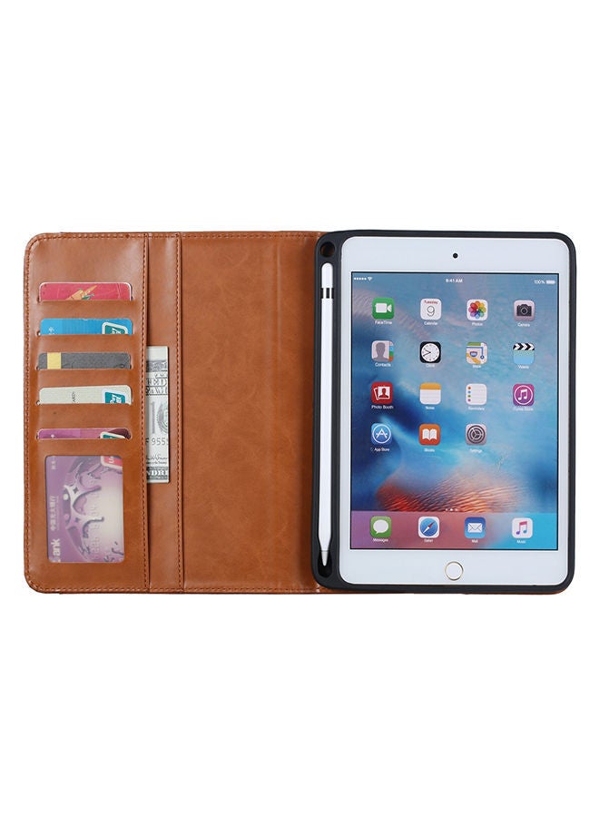 NIBEMINENT Knead Skin Texture Horizontal Flip Leather Cover For Apple iPadMini Black  - Image 3