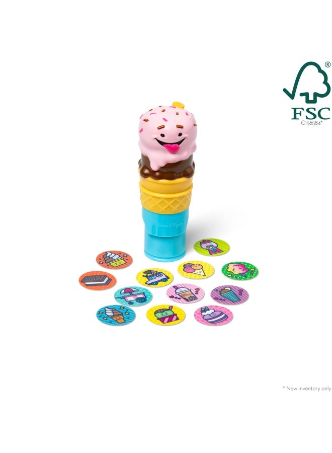 Melissa & Doug ملصقات ميلسا ودوج WOW! طابع ودفتر أنشطة الآيس كريم - Image 2