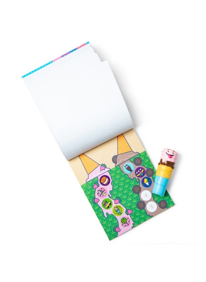 Melissa & Doug ملصقات ميلسا ودوج WOW! طابع ودفتر أنشطة الآيس كريم - Image 3