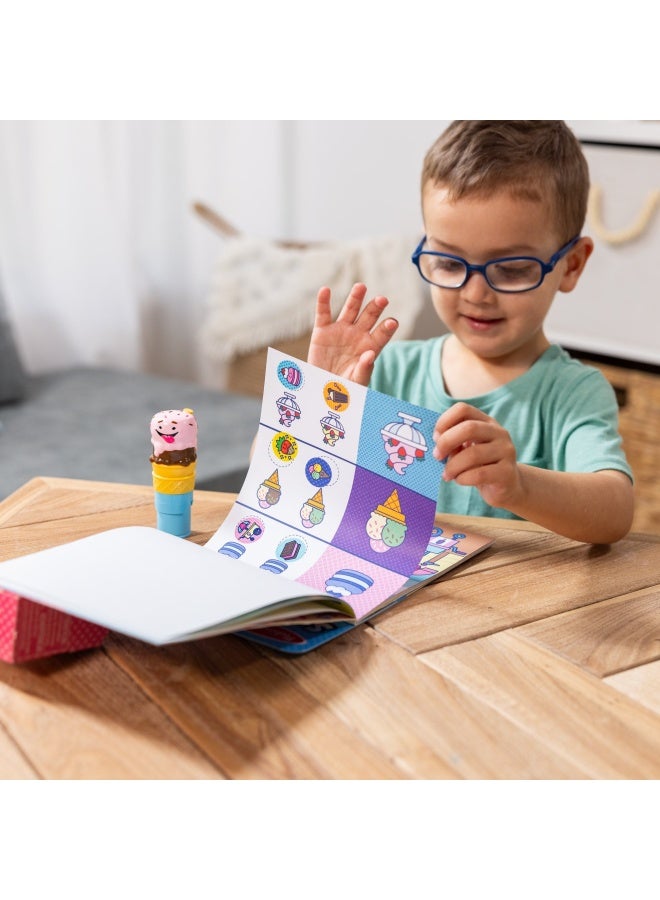 Melissa & Doug ملصقات ميلسا ودوج WOW! طابع ودفتر أنشطة الآيس كريم - Image 4