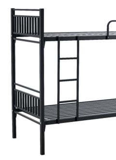 SILA Heavy Duty Steel Bunk Bed With Medical Mattress Black 90x190Cm - pzsku/Z819B98F5F6141A5336BCZ/45/_/1723534846/dff861a0-5ca0-423c-821d-6ba8ecc9439b