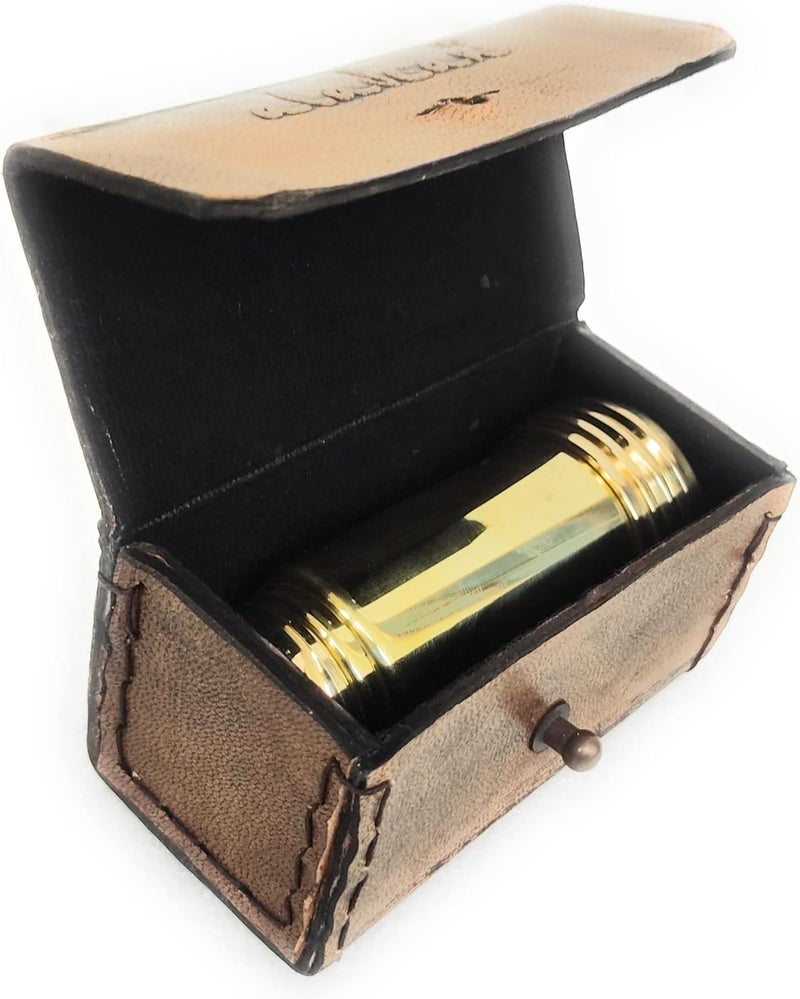 ALADEAN Vintage Spyglass Decorative Telescope - Pirate Scope Scouts Prop Ship Captain Cosplay Costume Gift for Communion Baptism (Pirate Scope 7") - Image 4