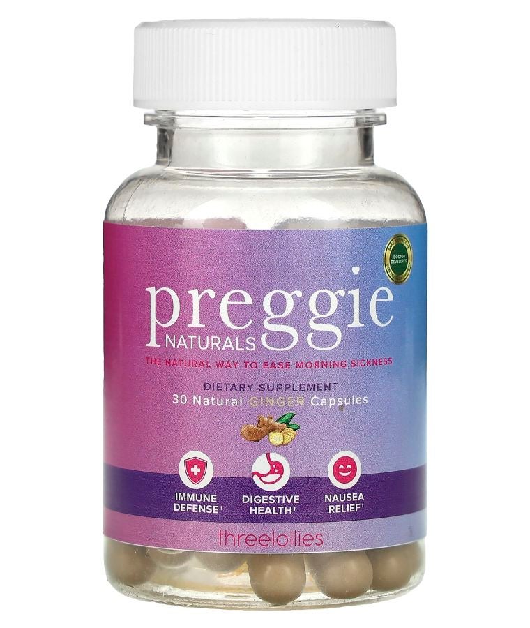 Natural Ginger 30 Capsules (500 mg per Capsule)