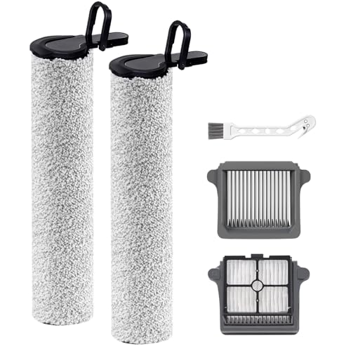Klypticfit ONLY S7 Steam Model Roller Brush Replacement and Vacuum Filter Kit Compatible with Tineco Floor ONE S7 Steam (Not for Floor ONE S7 Pro) Cordless Wet Dry Vacuum Replacement Parts - Image 1