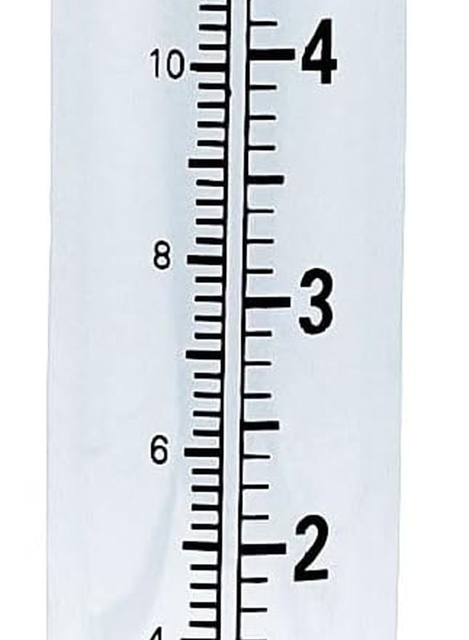 15 Inch Easy Read Outdoor Rain Gauge Quick Installation Garden Weather Tool - Image 1