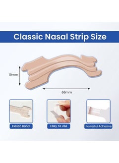 MASSNER Nasal Strips for Sleeping, Large 100 Pack - Perfect Nose Strips for Breathing and Snoring Solution - Best Anti Snoring Strips for Stuffy Nose Relief, Congestion and Right Breathe  - Image 2