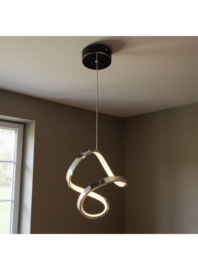 DANUBE HOME Crysta LED Pendant Light Chrome 3 Color Dimmable Hanging Lamp - Image 1