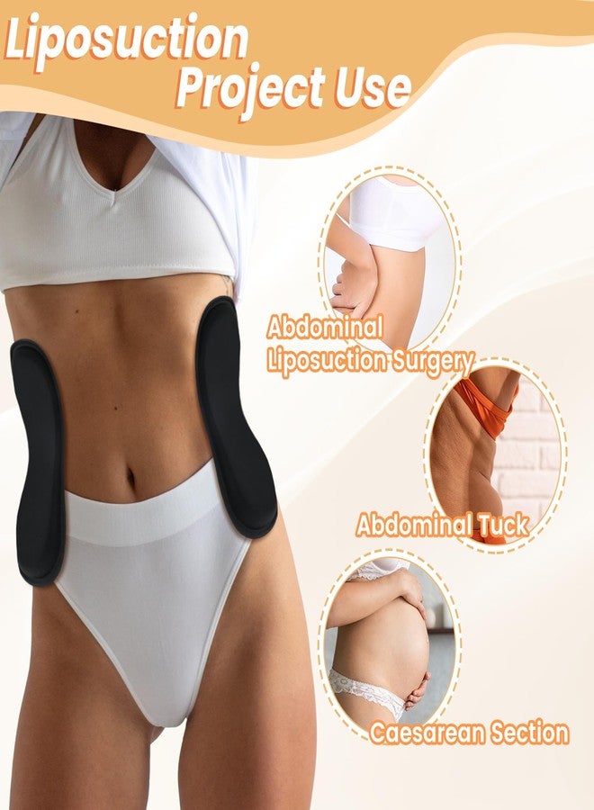 APLZGMG 2 Pcs Abdominal Side Compression Lipo Foam Boards, 360 Lipo Foam Lateral Protectors Pads, 11.7x5.51x0.41in Anti-Sagging Abdominal Side Compression Boards for Abdominals Liposuction, Surgery Recovery - Image 5