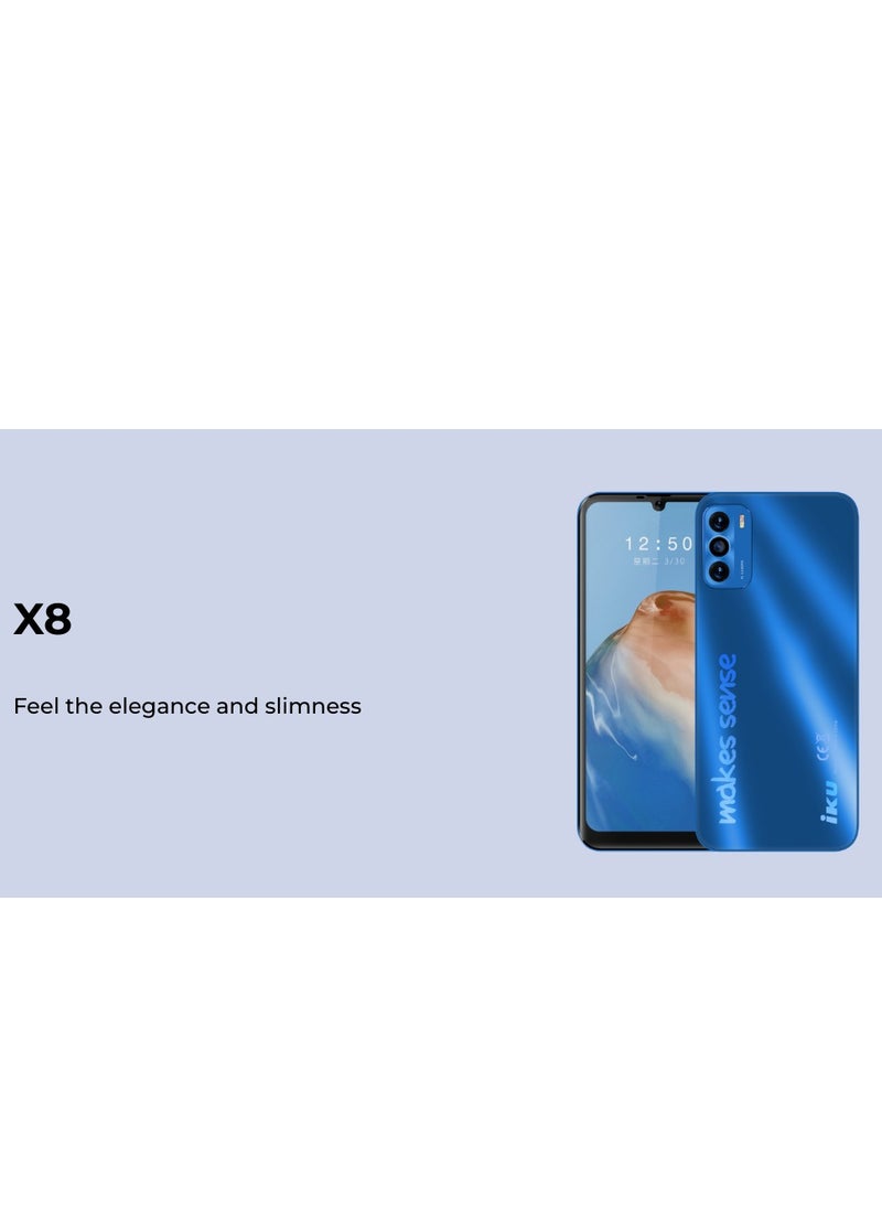 IKU X8 Dual Sim, 4+3GB Ram, 64GB Internal Memory - Starlight Purple  - Image 5