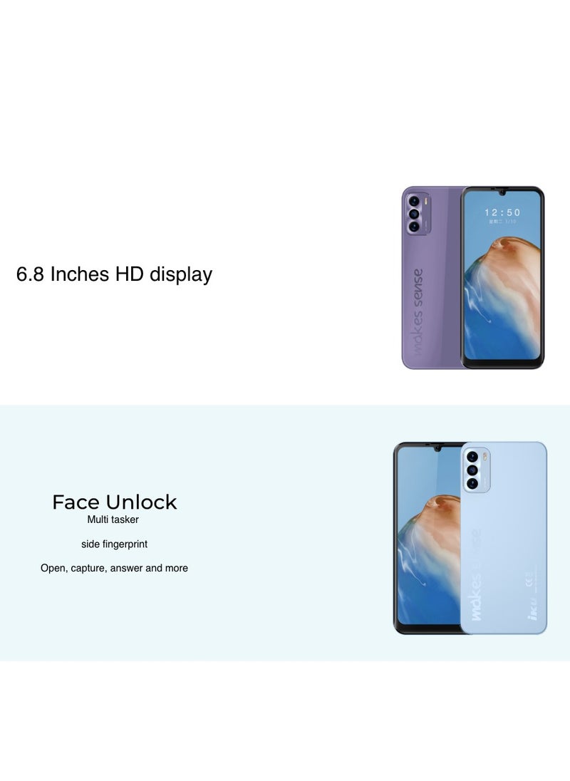 IKU - X8 Dual Sim, 4+3GB Ram, 64GB Internal Memory - Starlight Purple - Image 1