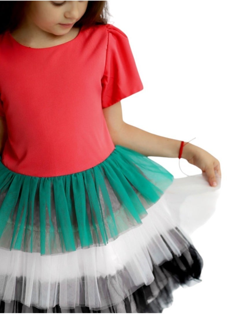 D'Daniela Layered Tulle Dress - Image 3