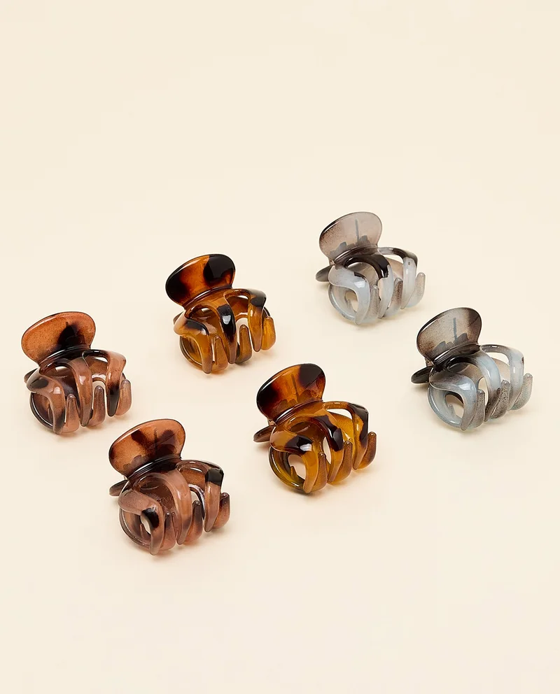 R&B 6 Piece Mini Claw Clips