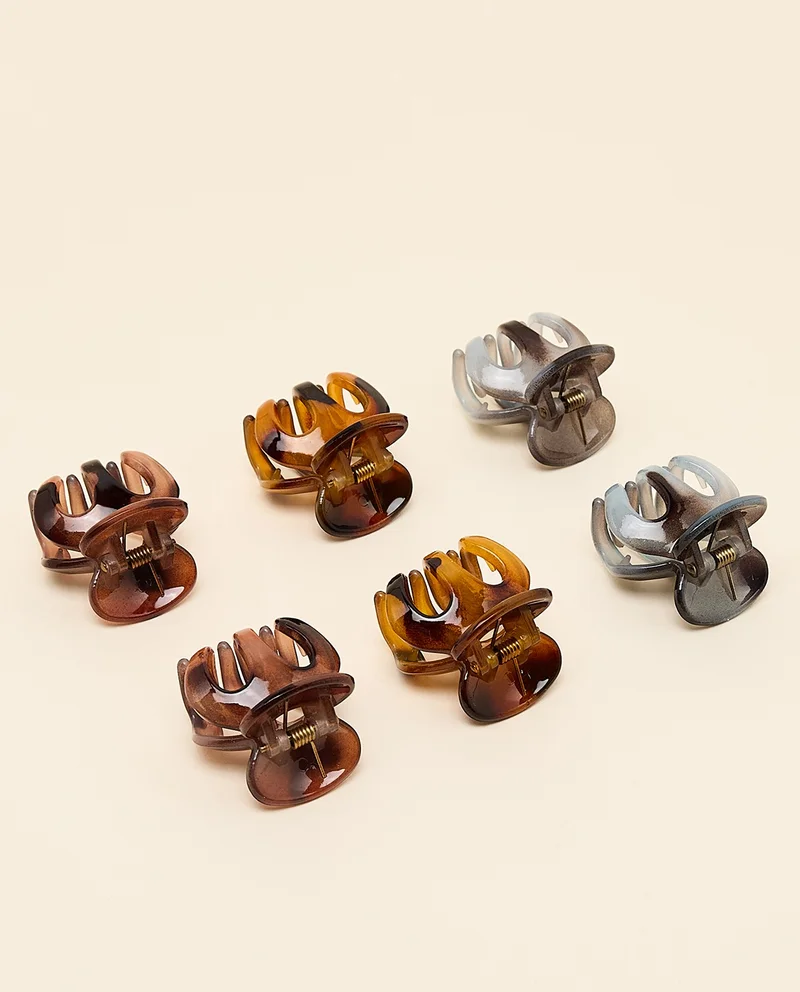 R&B 6 Piece Mini Claw Clips