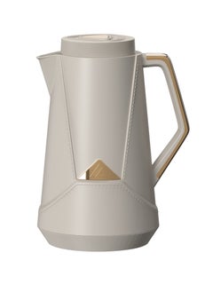 1.0L Lightweight Vacuum Flask - Light Grey | Portable Insulated Bottle