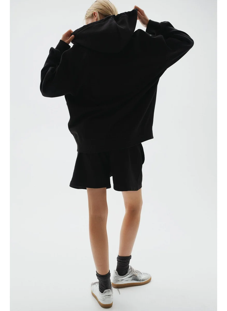 اتش اند ام Oversized Zip-Through Hoodie