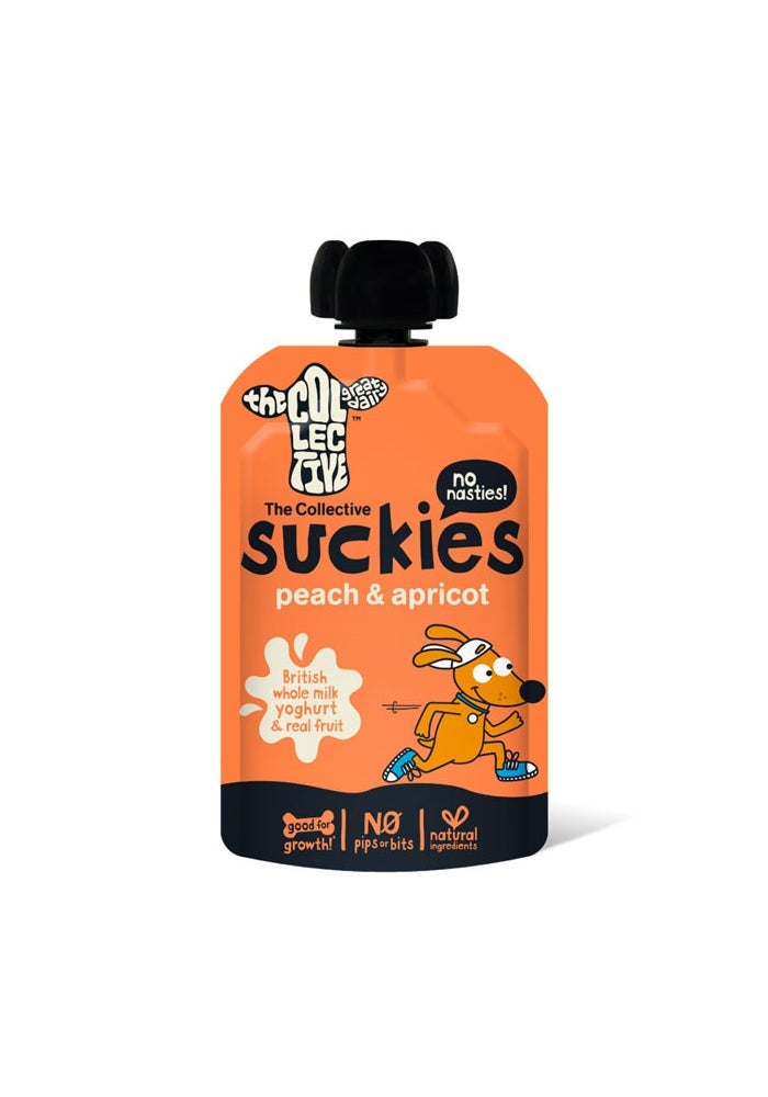Yoghurt Tubes, Peach & Apricot - 90g, UK