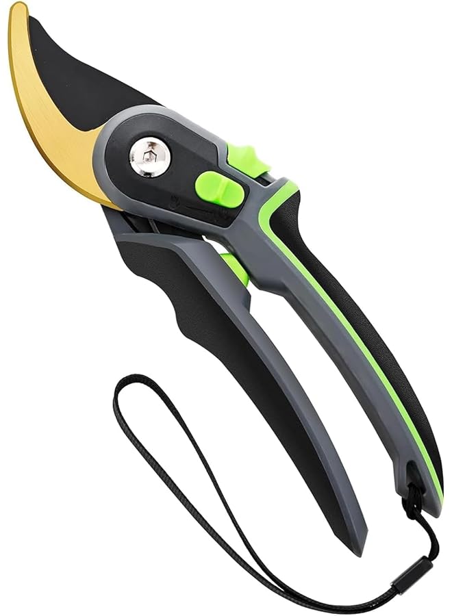 promass Pruning Scissors Gardening, Rust Proof Heavy Duty Gardening Scissors, Gardening Tree Trimmers Secateurs Clipping Shears for Gardener's, Garden Cutter Flower Shears Hand, Garden Pruners - Image 1