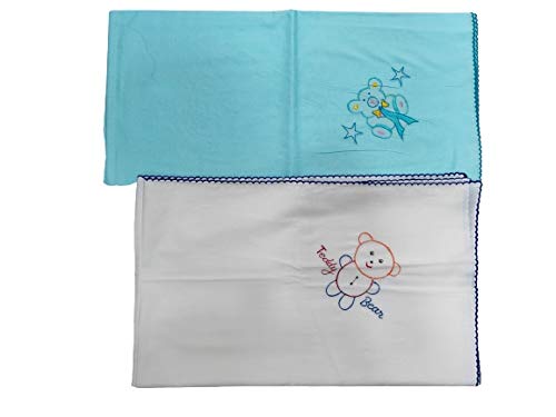 Dazzle Baby Boy's Cotton Material Wrap and Full Swaddler Cum Receiving Blanket with Nursery Prints (Multicolour, 0-1 Year) - Pack of 2 - Image 2