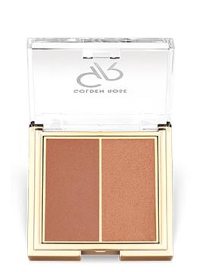Golden Rose 05 WARM PEARL + QUATTRO EYESHADOW PALETTE -01 MIDNIGHT KISS  - Image 2