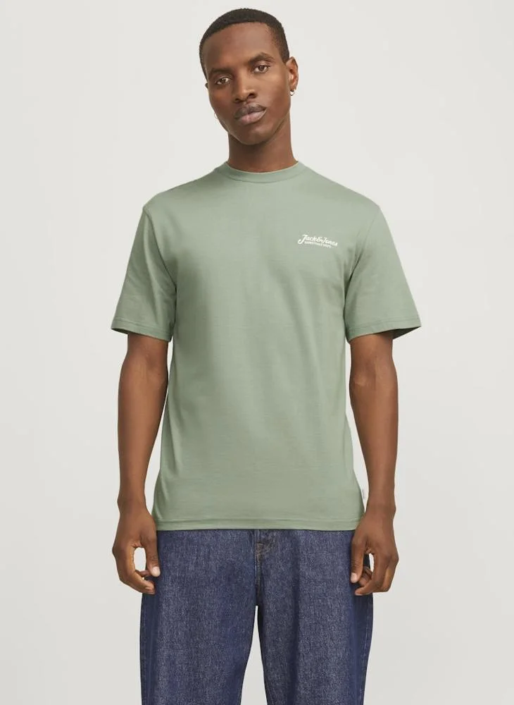 JACK & JONES Jjbeau Beau Crew Neck T-Shirt