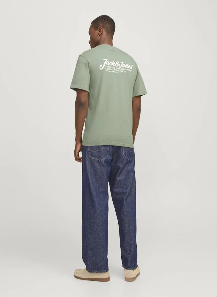 JACK & JONES Jjbeau Beau Crew Neck T-Shirt