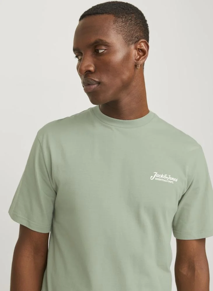 جاك اند جونز Jjbeau Beau Crew Neck T-Shirt