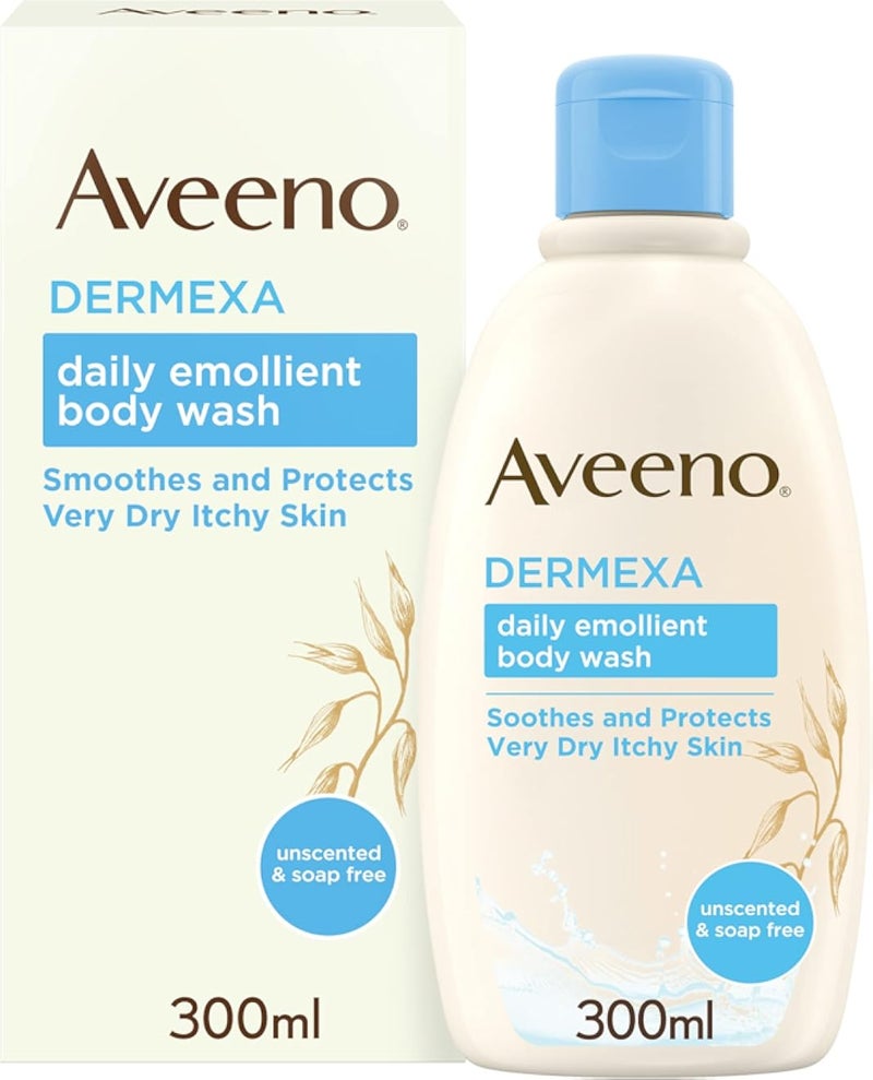AVEENO Emollient Body Wash, Dermexa, 300ml