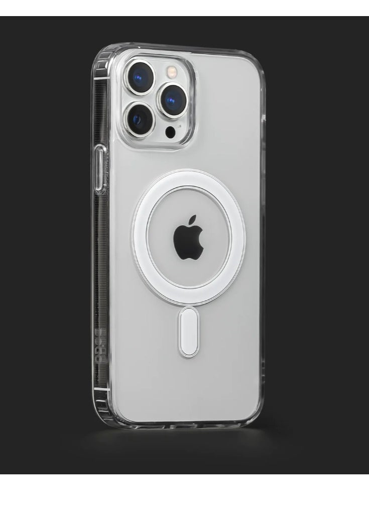 ten.tech - Ten tech Magnetic Clear Case Designed for iPhone 13 pro max– Compatible with MagSafe Charger, Support Magnetic Car Mount Wireless Charging, Soft Press Buttons Scratch Resistant – ten tech - Image 1