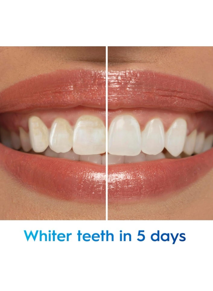 كرست معجون أسنان Crest 3D White Advanced Luminous Mint لتبييض الأسنان، آمن على مينا الأسنان، 104 جم - Image 5
