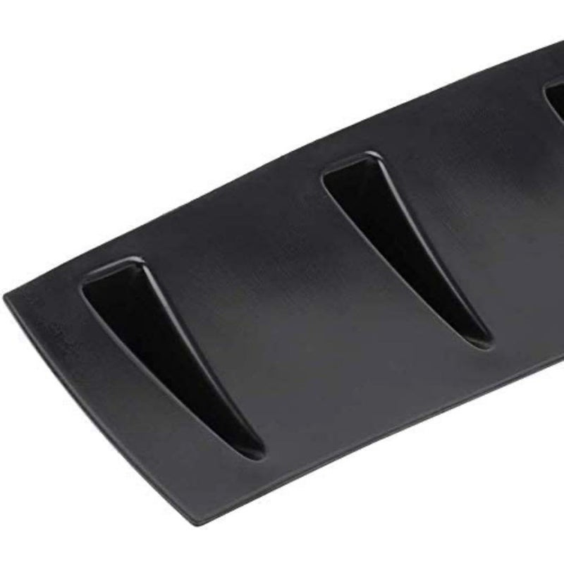 AUTO MT جهاز تفريغ الهواء الخلفي العالمي لجهاز السيارة سبويلر زعنفة القرش 7 أجنحة لامعة سوداء من ABS - Image 5