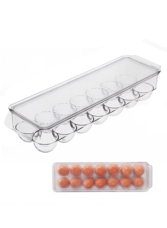Morlife Plastic Egg Storage Container（37.2x11.5x8.34cm） - Image 1