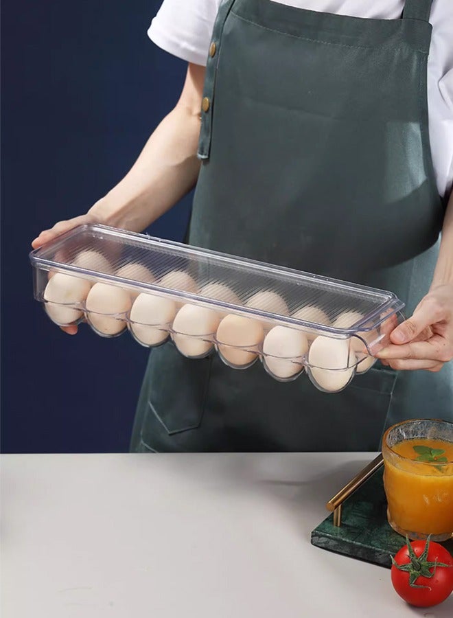 Morlife Plastic Egg Storage Container（37.2x11.5x8.34cm） - Image 2