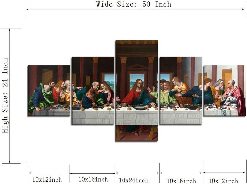 BPA ببا العشاء الأخير فن الجدار الخشبي العتيق - Image 3