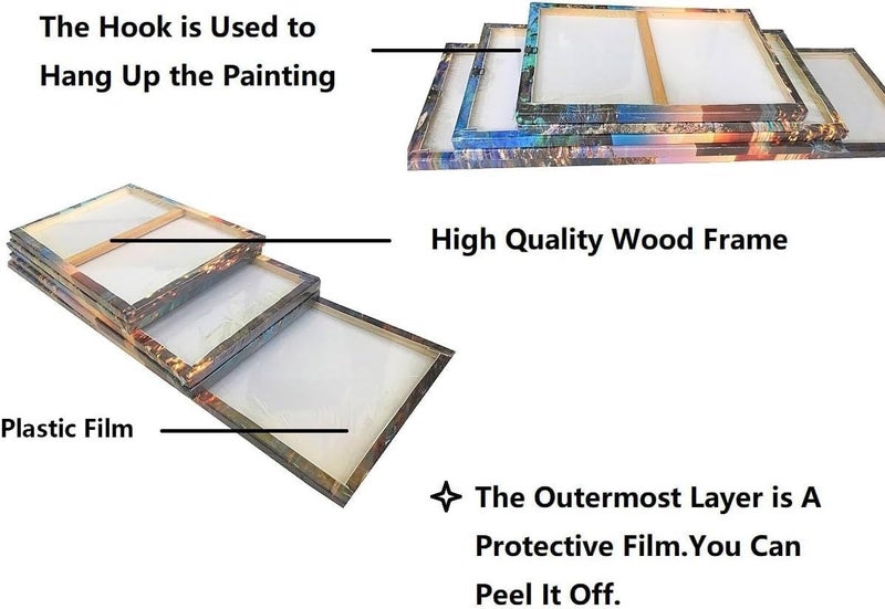 BPA ببا العشاء الأخير فن الجدار الخشبي العتيق - Image 4