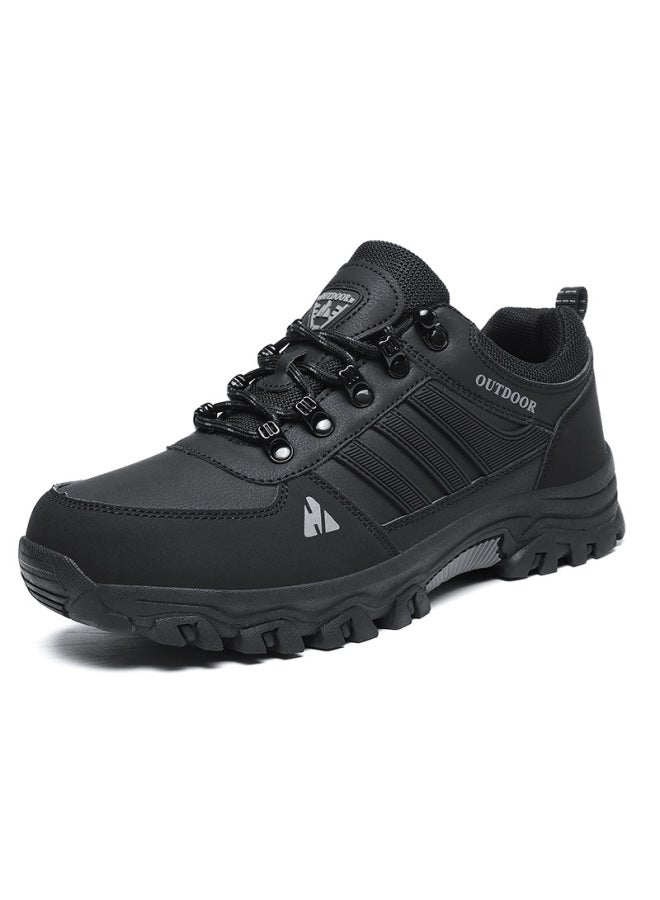 Men's Winter  New Anti-slip Waterproof Outdoor  Shoes Off-road Anti-collision Wear-resistant Mountaineering Shoes