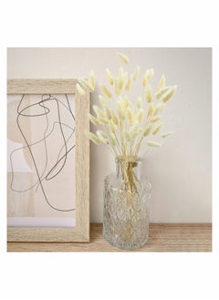 Y&D Natural Bunny Tails Dried Flowers, 70 Pcs Pampas Grass Decor for Farmhouse Flower Arrangements Wedding Home Boho Party Decorations(White)  - Image 2