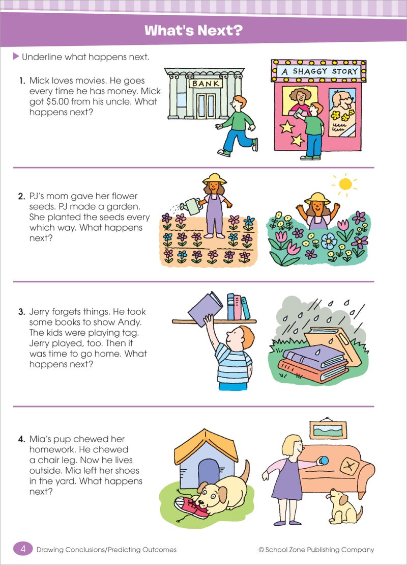 School Zone - Big Third Grade Workbook - 320 Pages, Ages 8 to 9, 3rd Grade, Reading, Writing, Math, Science, History, Social Science, Critical Thinking, and More (School Zone Big Workbook Series) - Image 2