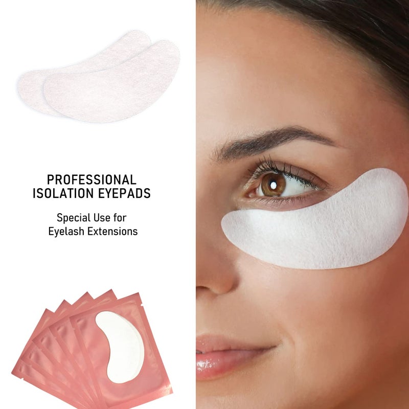 VEYES INC 50 Pairs Pink Hydrogel Eye Patch Eyelash Extension Natural Lint Free Under Eye Gel Pads Lash Extension Supplies & Beauty Tools - Image 3