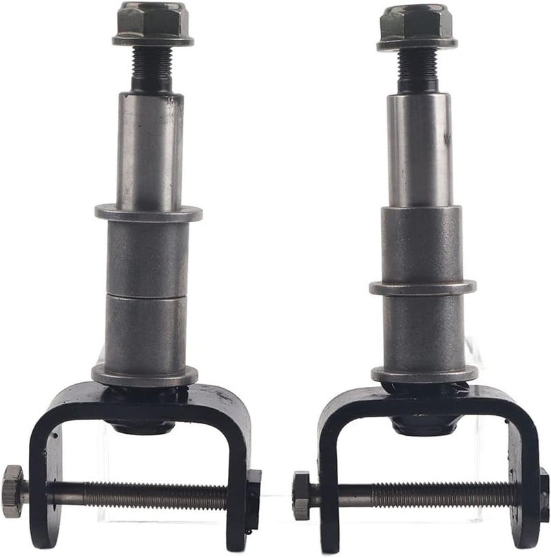 Front End King Pin Repair Kit, Replacement for Club Car Precedent G E 2004 - up, Includes 102287201 102288201 102288401, 2 Set Steel Alloy Bushings and Washers for Passenger and Dr - Image 1