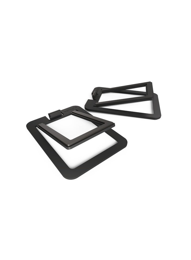 Kanto Audio S2 Angled Desktop Speaker Stands for Small Speakers-Black, Pair - Image 1