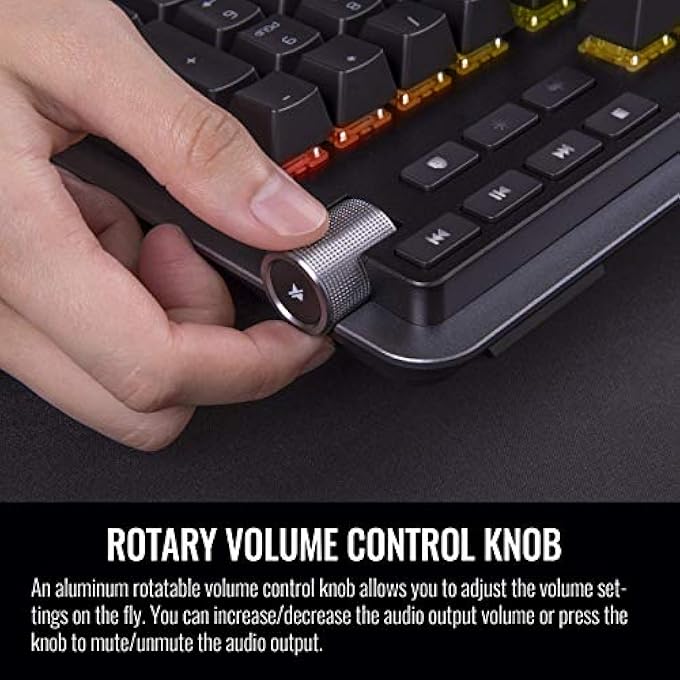 rayihni ARGENT K5 RGB GAMING KEYBOARD (SILVER SWITCH), ALUMINUM AND STREAMLINED TITANIUM DESIGN, 16.8 MILLION RGB COLOR, ANTI-GHOSTING, MAGNETIC SYNTHETIC LEATHER WRIST REST, GKB-KB5-SSSRUS-01 - Image 3