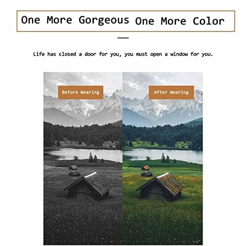 KUIDAMOS Color Blind Glasses,Full Frame Universal Red Green Colorblind Glasses,Color Blindness Glasses for Men Women Outdoor Indoor for Red/Green Color Blindness - Image 4