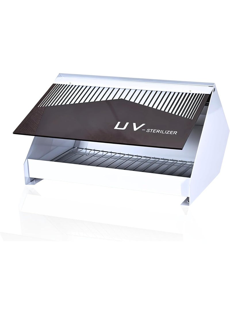 BLC UV Sterilizer Cabinet for Salon & Nail Tools – Stainless Steel Tray, Spacious Interior, Removable Tray, Transparent Lid, Compact & Durable for Hygienic Tool Sterilization, Purple Clear - Image 3