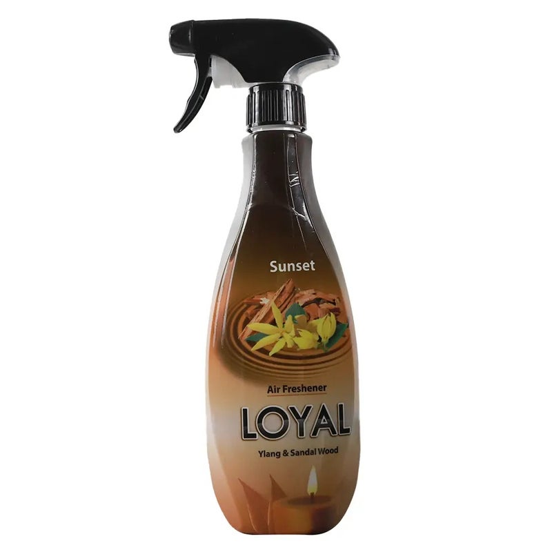 Loyal Air Freshener Sunset Spray-Ylang and Sandal Wood-450ml - Image 1