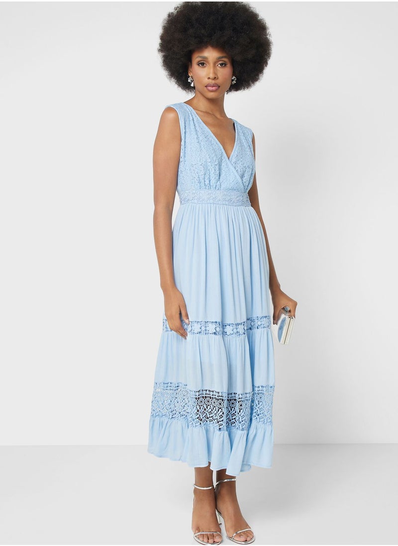 ELLA - Lace Detail Dress - Image 1